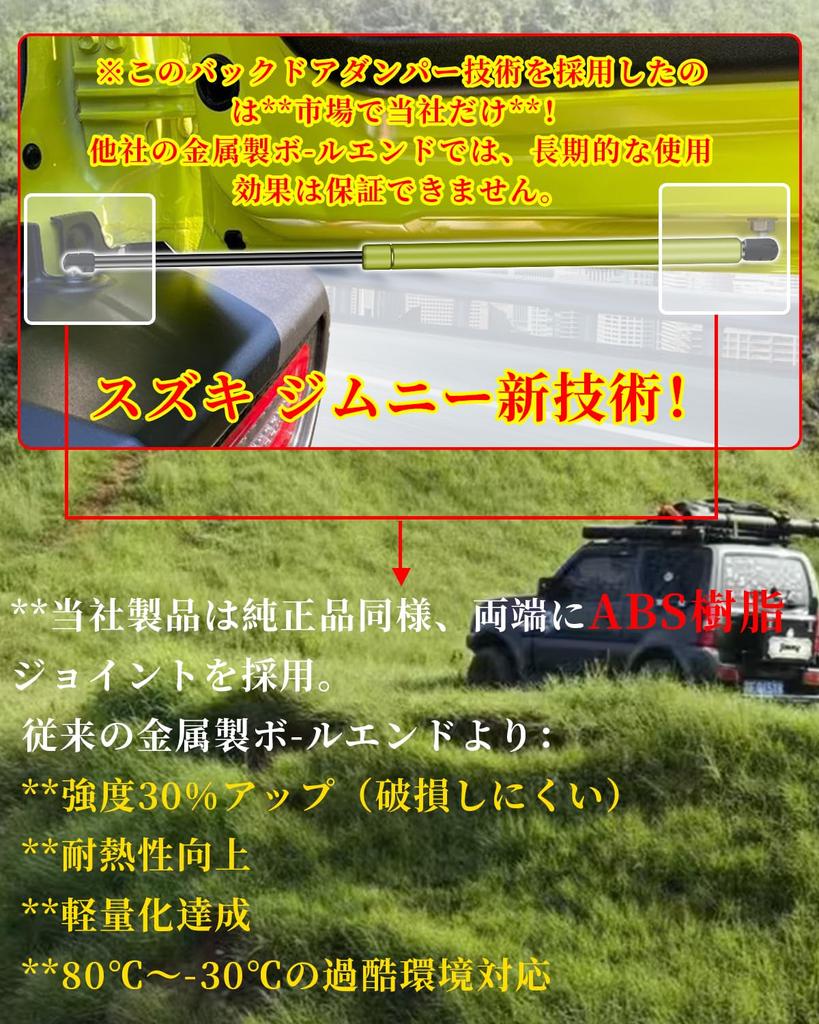 Maplewoodcar New Available In 6 Rear Hatch Damper for Suzuki Jimny Free Infinitely Jimny Free Stop Jimny Freely Locks Secures Back Protects Door from