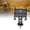 Black Handlebar Phone Holder Aluminum Alloy Stem Cap Center Phone Holder  Long Distance Cycling