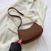 Women Felt Underarm Bag Fashion Shoulder Bag Stylish Top Handle Bag Quilted Handbag Stylish Hobo Bag for Shopping Dating Commuting