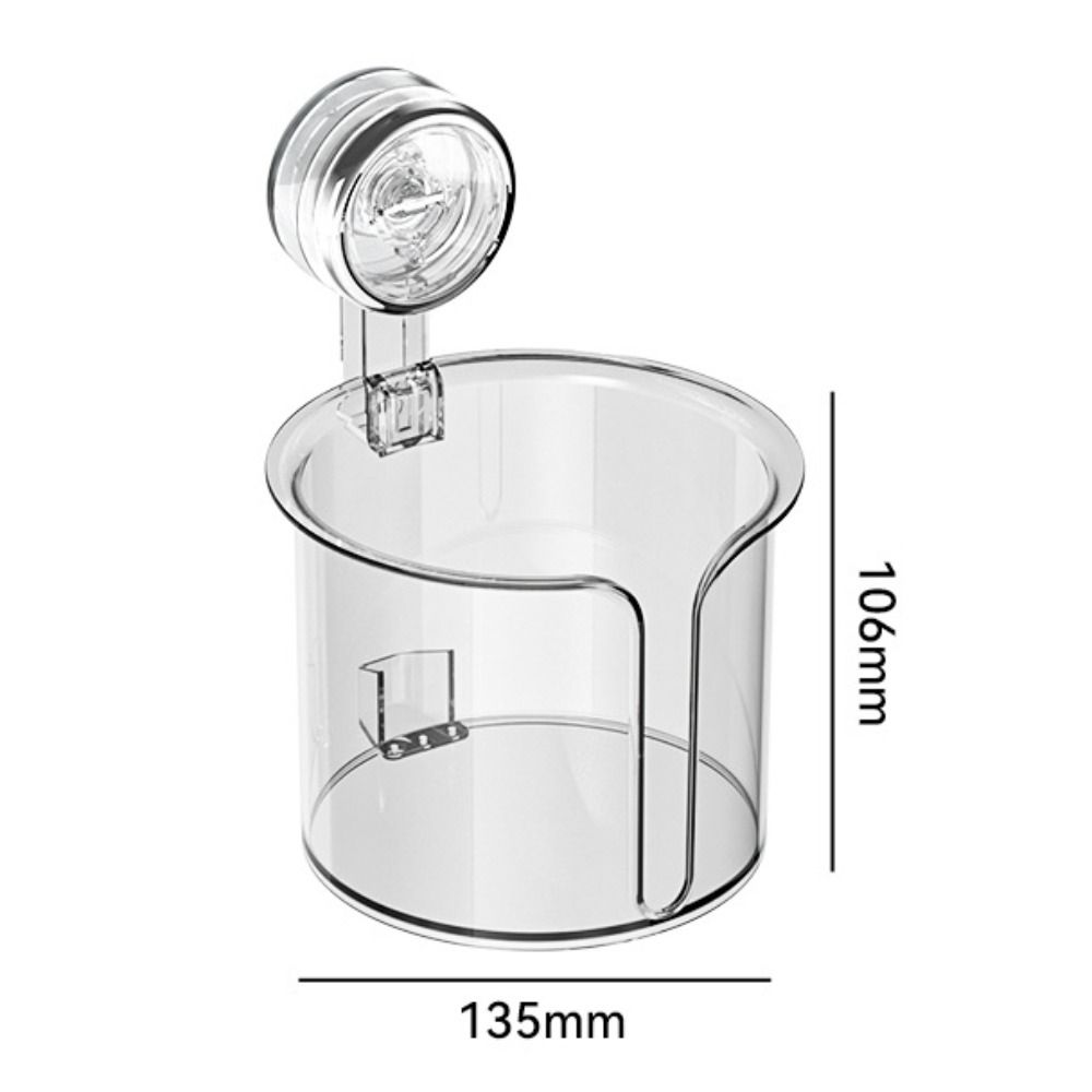 Suction Cup Roll Paper Towel Holder Large Capacity Tissue Holder Toilet Paper Holder Hotel