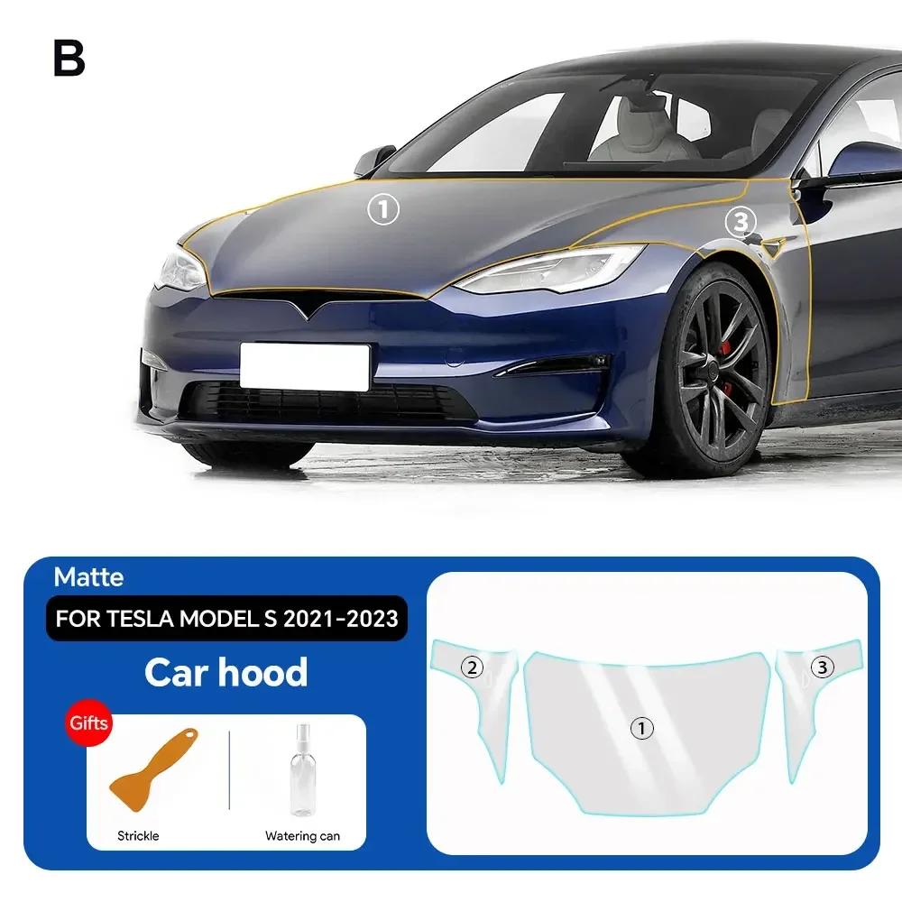 8.5MIL TPU Glossy Matte Car Paint Protection Film for Tesla Model S 2025 2025 2025 2025 2025 Pre Cutlear Clear Bra PPF Decal Kit
