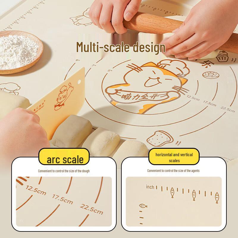 Magic Kitchen Silicone Dough Mats & Kitchen Prep Tools