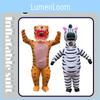 Divertente Costume Gonfiabile Tigre Zebra Per Adulti Perfetto Per Feste di Halloween