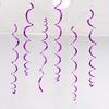 Festival & Birthday Swirl Ceiling Decorations: Hanging PVC Ornament for Windows, Corridors, and More.