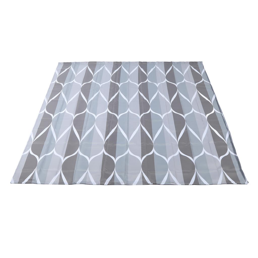 Waterproof Fabric Shower Curtain Liner Rust Resistant Grommets Machine Washable Thickened Bath