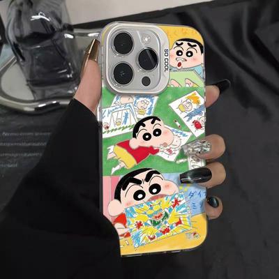 Shin-chan Picture Case for Apple 17 Pro Max XS - Fits 13, 14, 15, 16, 17 - Trendy and Durable Design