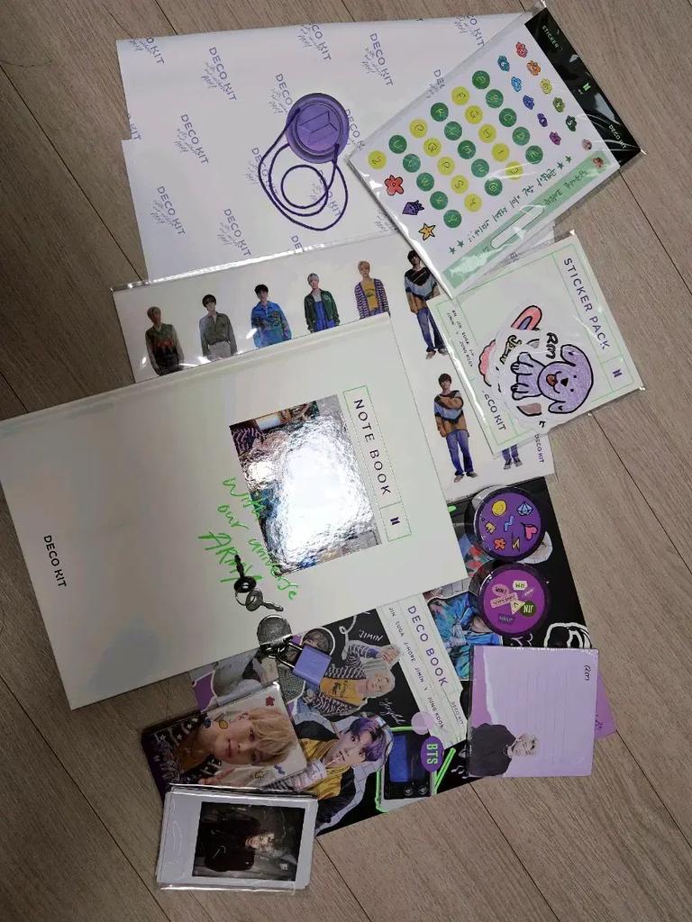 BTS Bangtan Boys Deco Kit Full Pack Jimin Set Used