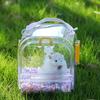 Hamster Travel Carrier Cage Small Animal Carrier Cage with Water Bottle Small Pet Outgoing Cage for Mice Squirrel Hedgehog