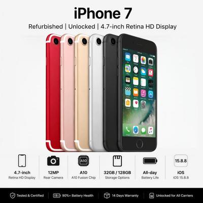 Generalüberholtes Apple iPhone 7 4,7" 2 GB RAM 32 GB ROM 4G LTE Entsperrtes iOS Smartphone