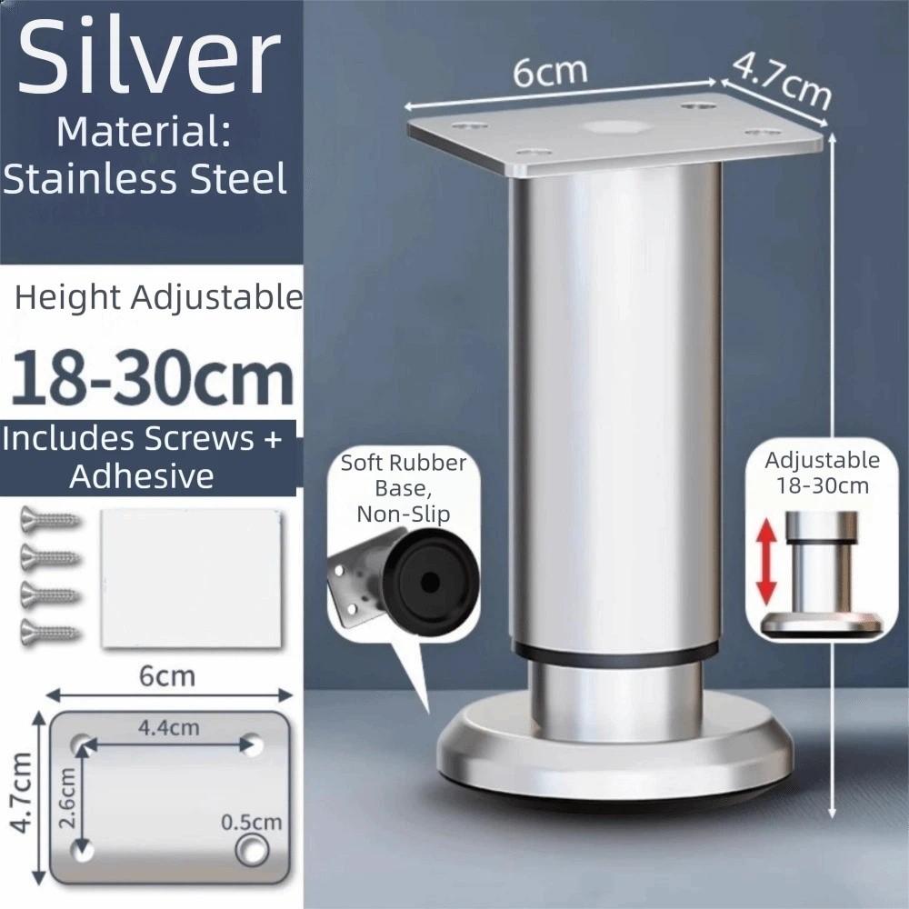 Adjustable Height Furniture Support Legs Heavy-Duty Bed Beam Support Leg  Bed Bottom