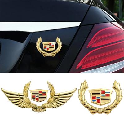 Metal for Escalade ATS BLS CTS CT4 CT5 CT6 EXT STS SLS SLR SRX XLR Car Sticker Window Side Emblem Rear Trunk Badge