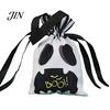 Holiday Themed Candy Holder Halloween Pumpkin Ghost Tote Bag, Trick or Treat Bag with Double Sided Print Side Print, Sturdy Reusable Party Favor Gift