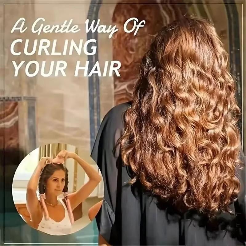 Diy Sponge Curl Stick Hair Ring Hairpin Set Hairdressing Tool Sleep At Night Hair Setting Hair Curler No Need Heat Hair Curler