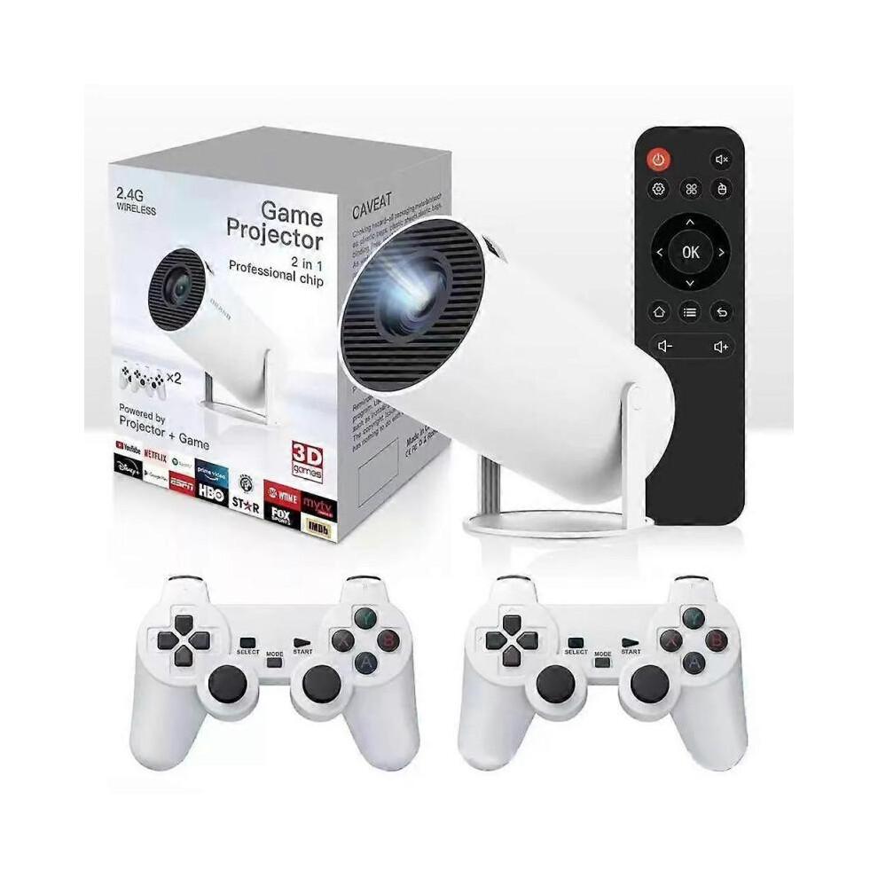 (Normative europee) Proiettore Cinemaster Pro-4k Smart per Film Giochi Combo Videogiochi con 2 Controller Nuovo