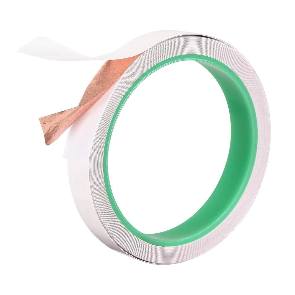 Lepicí vodivá páska 5m Měděná fólie pro kytaru, stínění proti EMI, řemesla, elektrické opravy