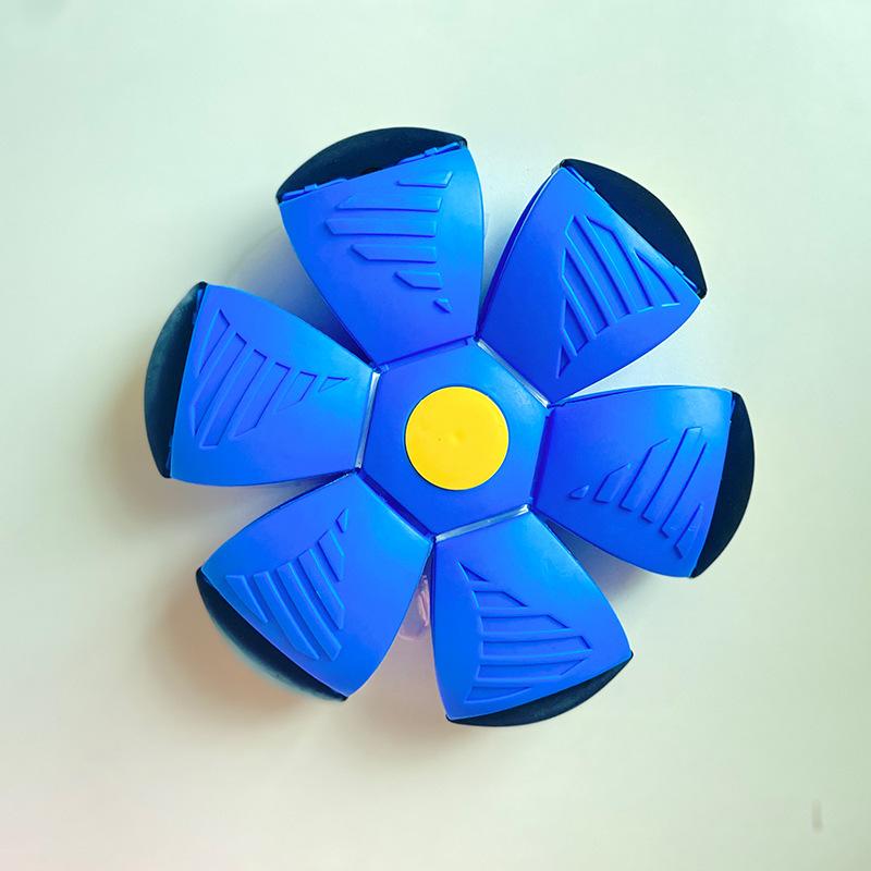 Frisbee Ball dla psa - przenośna zabawka urodzinowa dla szczeniaka interaktywna piłka Mako Stress Relief Kids Toys