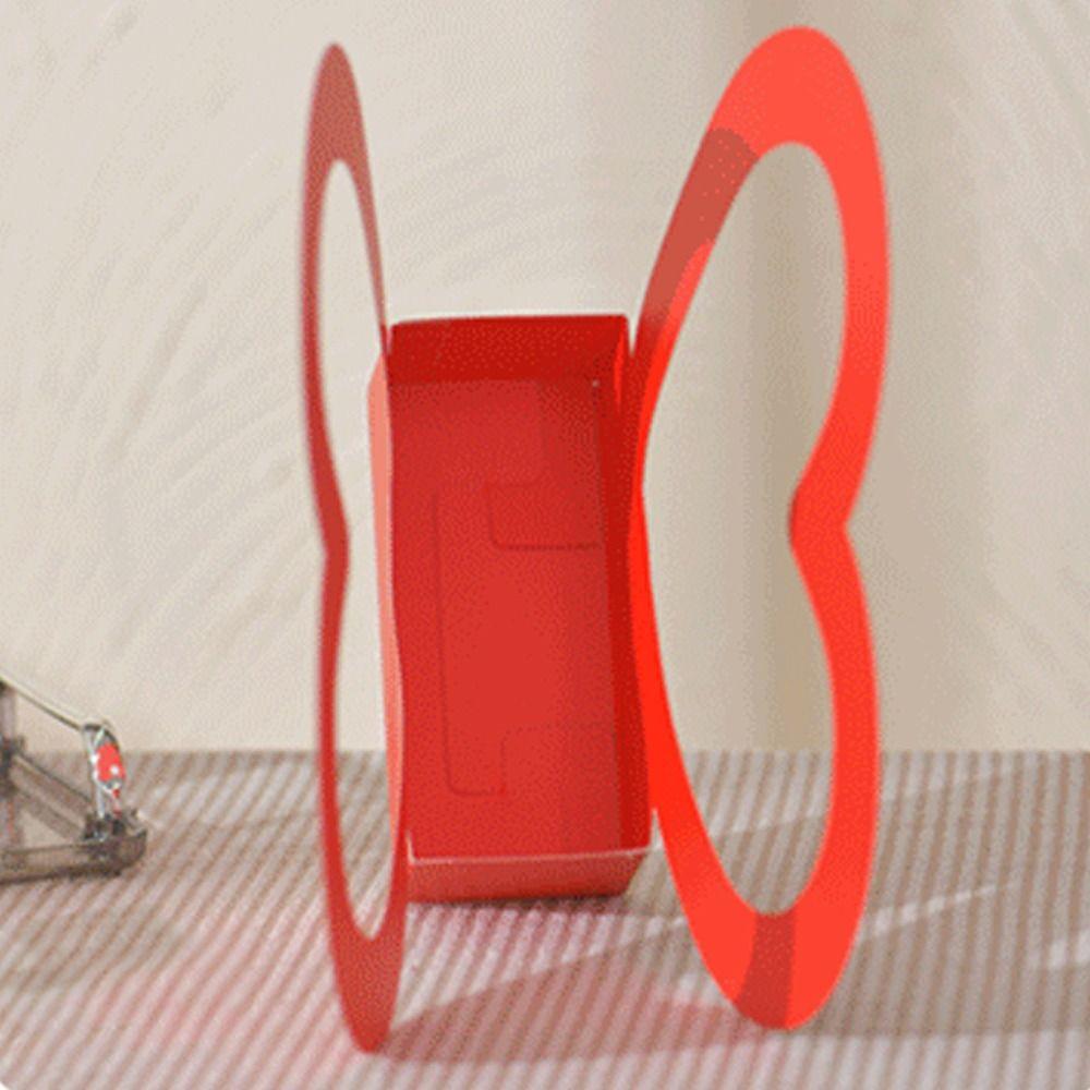 2pcs Foldable Heart Flower Box Floral Art Wrapping Paper Box Wedding Birthday Party