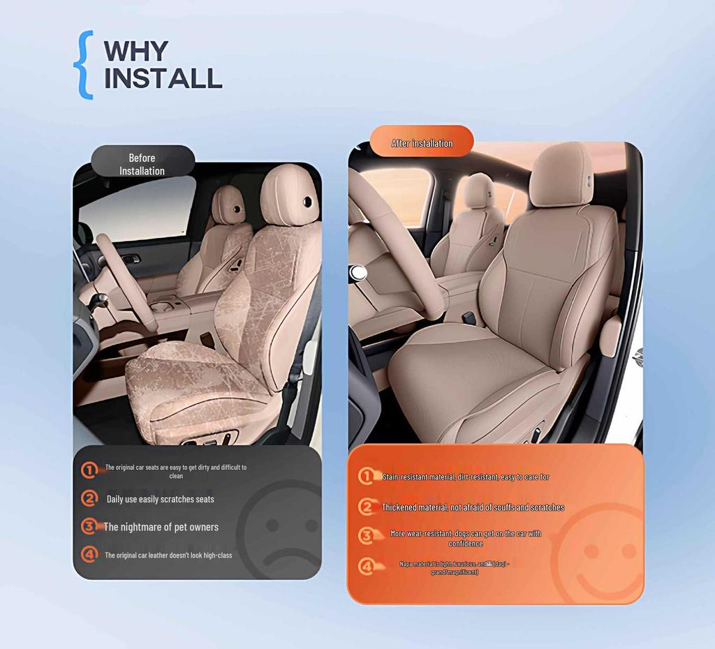 Ideal L6 All-Season Breathable Seat Cushion Cover - 25 Universal Styles