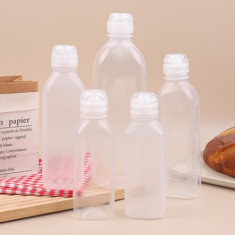 300/500/1000Ml Kitchen Oil Bottle Plastic Seasoning Squeeze Bottle For Salad Bbq Sauce Condiment Containers Cooking Tool