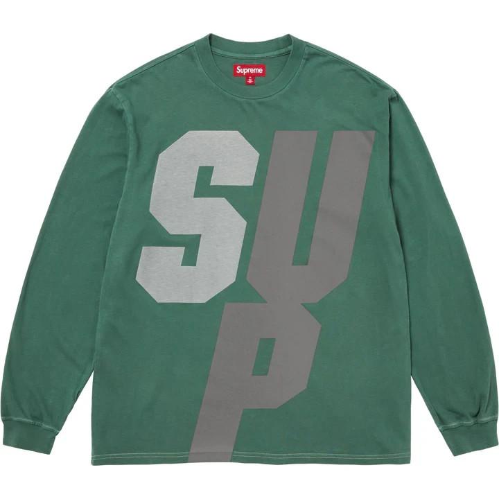 Supreme Reflective L/S Top Green L