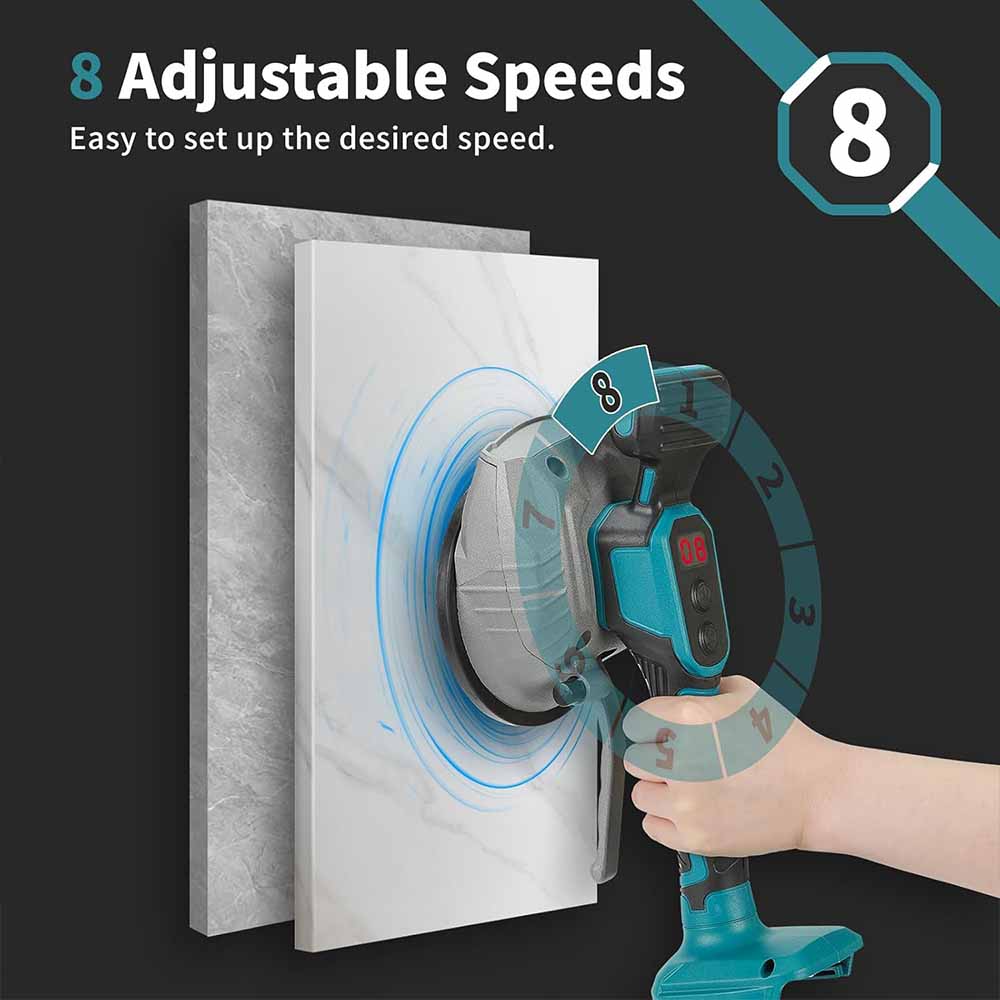 For Dewalt 20V Battery Tile Vibration Leveling Machine 8 Speed Adjustable Cordless Tile Laying Tile Installation Tool For Makita