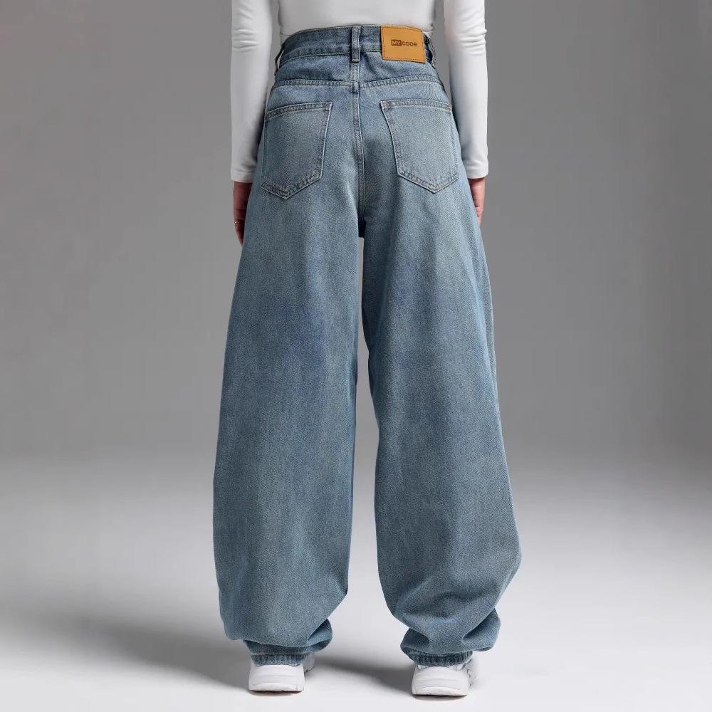Women's 2025 Wide-Leg Jeans - Russian Foreign Trade Collection