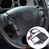 Matte Black ABS Steering Wheel Panel Cover Trim For Toyota Tundra 2007-2013
