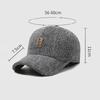 Autumn Winter Men Baseball Cap Warm Ear Protection Outdoor Sports Cap Ear Protection Cap