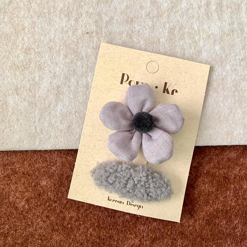 Polka Dot Blue Bow Hair Clip - Versatile Korean Style Baby Accessory