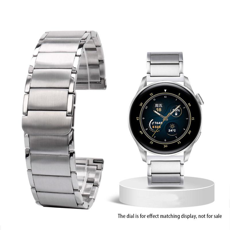 

Luxury 22mm Stainless Steel Watch Band for Huawei GT2 3 Pro 46mm Strap Sport Bracelet For Samsung Gear S3 Watch 3 Loop for Seiko 22mm срібний