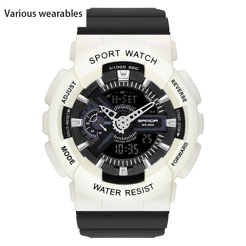 Neue Mode Trendy Jugend männer und frauen Uhren Outdoor Wasserdicht Leuchtende Multifunktions Elektronische Uhr