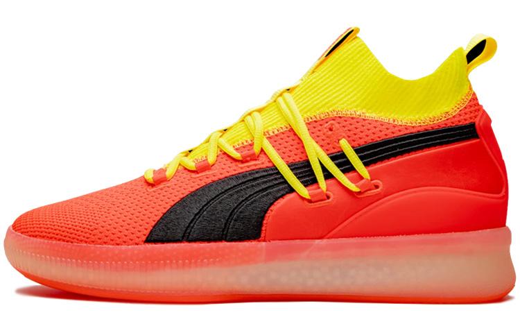 Puma Clyde Court Jr  Red Blast  37.5
