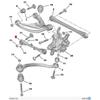 5175CF 517847 5175FA For Peugeot 407 508 Citroen C5 C6 Rear suspension trailing arm rear axle straight arm
