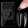 Durable Clear Gel Nail Tips False Nails Art Extensions Suitable for Nail Enthusiasts and DIY Lovers