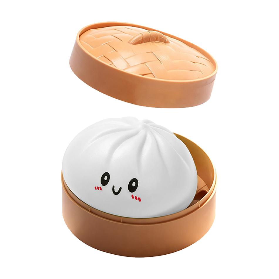 Dumpling Sensory Toy Squishies Pressure Ball High Rebound Soft Pinch Decompression Baozi Modeling Stress Relief Birthday Gifts