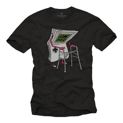 Herren Gamer Computer Lustige T-Shirts Geschenke Gaming Jungen Männer Nerd Mario