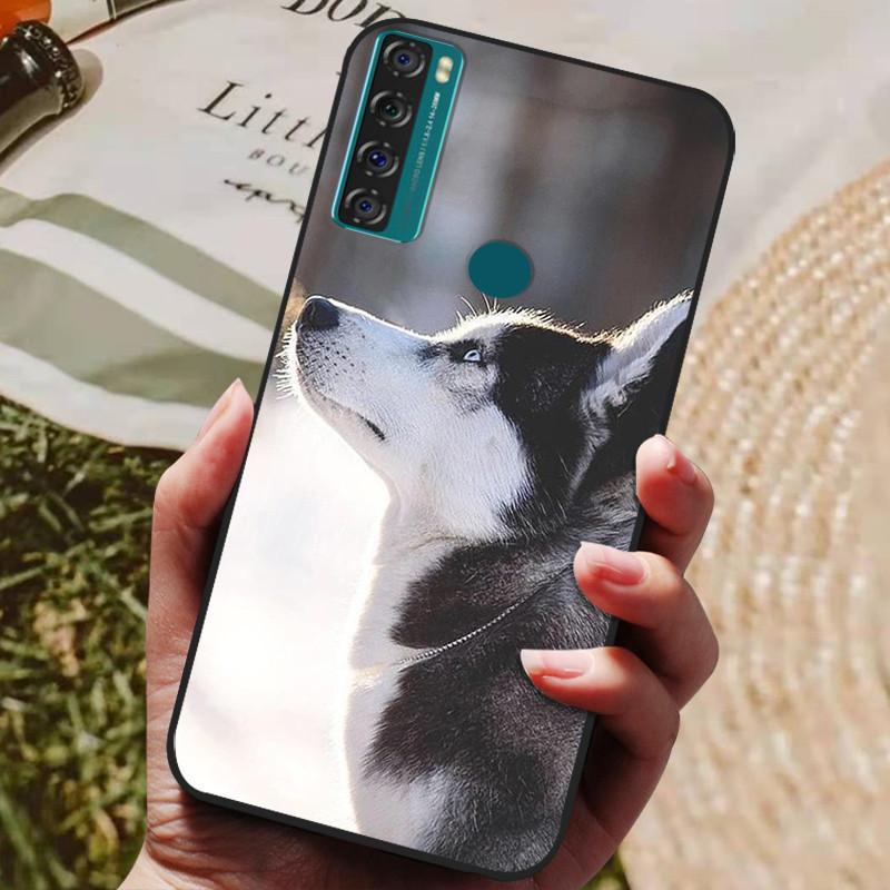 For TCL 20 SE Case Soft Silicone Phone Back Cover For TCL 20 SE TCL20SE TCL20 20SE Cases Coque for TCL 20SE  Fundas Bumper Shell