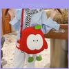 Apple Small Canvas Crossbody Bag For Women With Zipper Closure And Inner Pockets Perfect For Daily Use