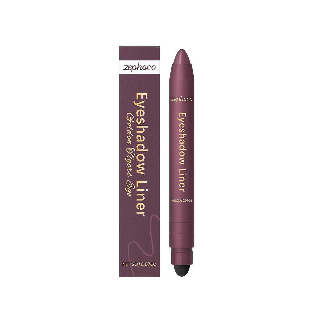 2-in-1 eyeliner series waterproof and sweat-proof, not easy to smudge, silky and easy to apply, color-developing eye makeup 1