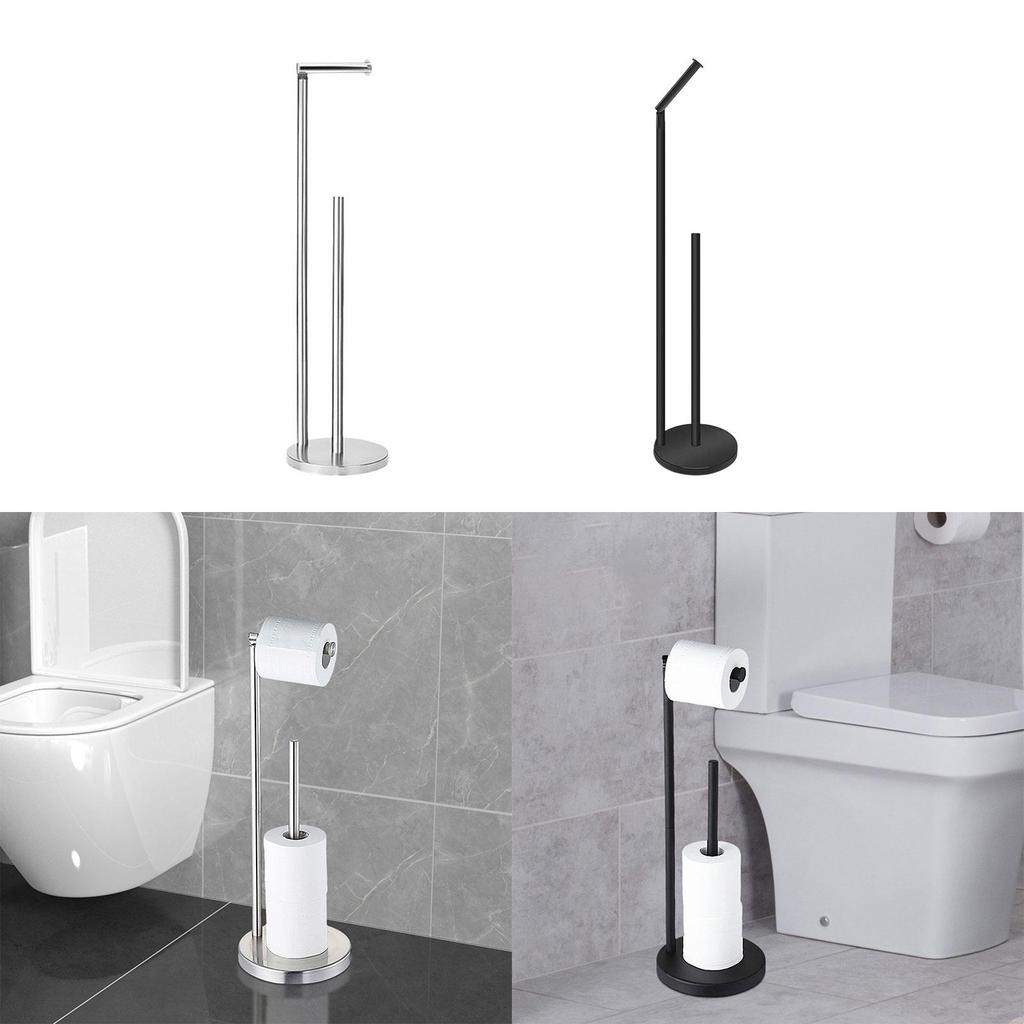 Fritstående servietrulleholder Bondegård Industrielt toiletpapirholder Argent