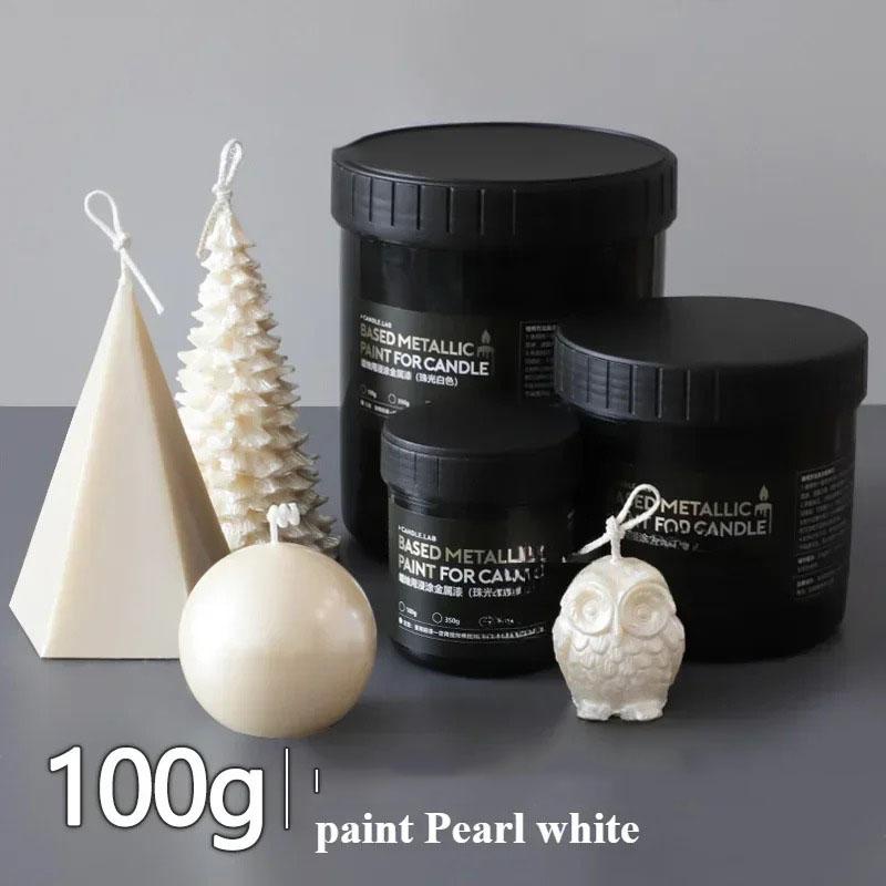 

100 г краска для покрытия свечей металлик серебро/розовое золото пигмент DIY ароматизированная свеча колонна воск рождественская елка воск краситель