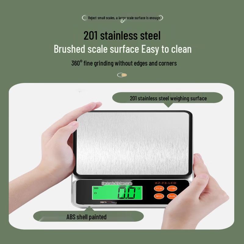 Mi Ling Waterproof Stainless Steel Kitchen Scale (CN version)