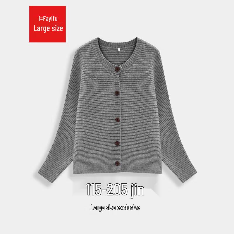 

IEF Women s Plus Size Korean Style Knitted Coat 3XL