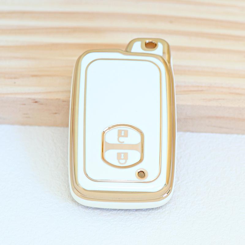 TPU Car Key Case Cover for Toyota Camry Crown Majesta Highlander Land Cruiser Prado Kluger Mark X Subaru Foreste XV Protector