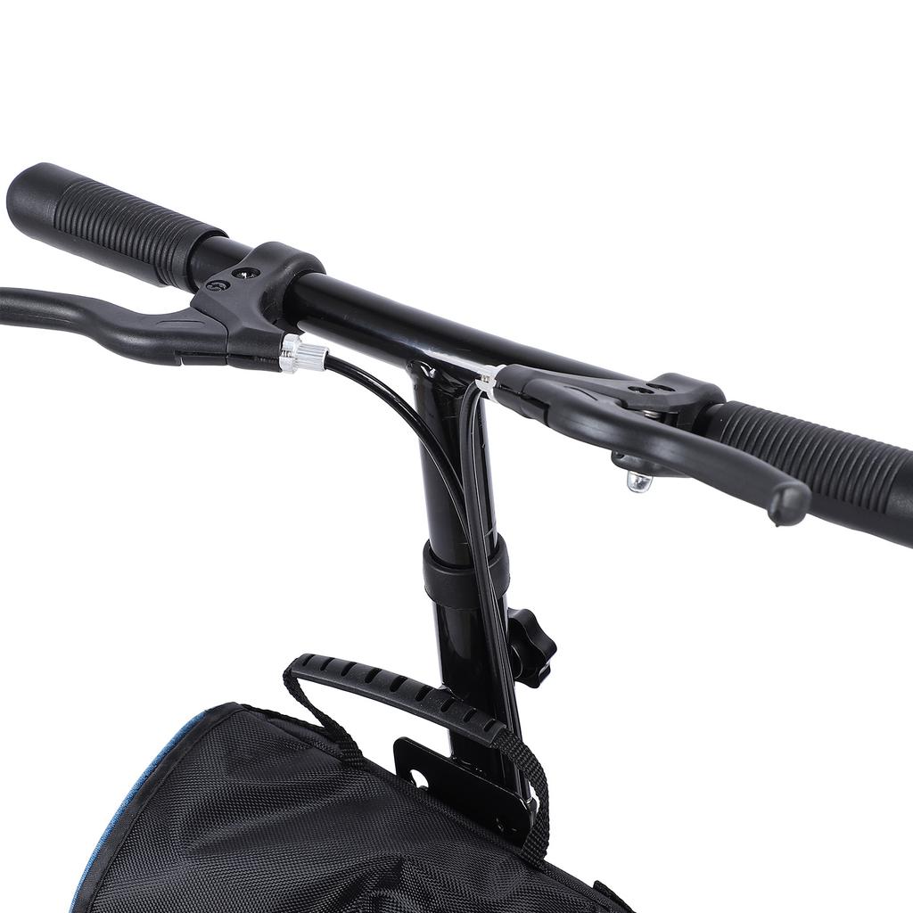 Knee Walker Foldable Adjustable Height Steerable Leg Scooter with Brake and Storage Bag for Foot Injuries Adult