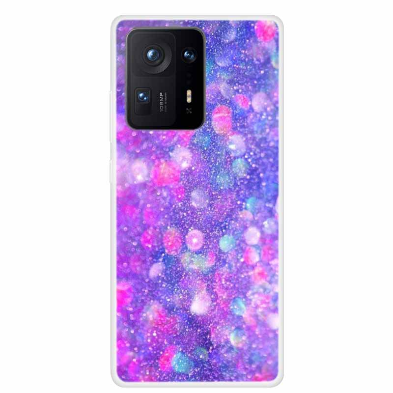 For Xiaomi Mix 4 Case Luxury Soft Silicone Back Cover Phone Case For Xiaomi Mi Mix4 Coque TPU Cartoon 2106118C Fashion Funda