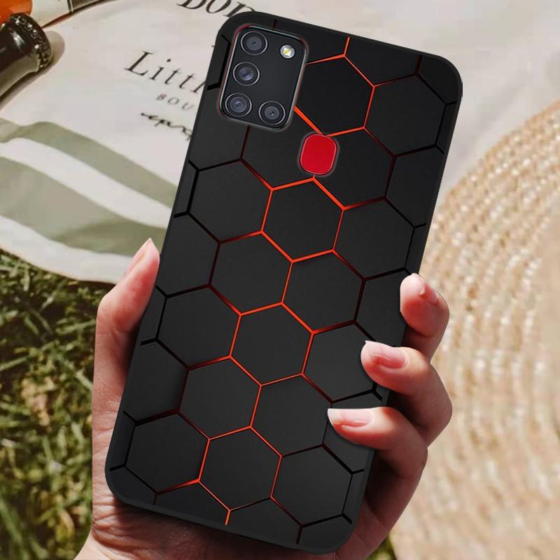 For Samsung A21S Case Phone Cover Silicone Soft TPU Back Cover for Samsung Galaxy A21S Case A 21S A21 S A217F Fundas Bumper