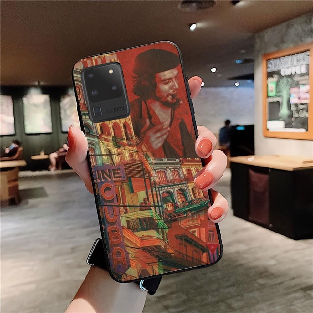 Che Guevara Smoking Cigar Phone Case For Samsung S 9 10 20 21 22 23 30 23 24 plus lite Ultra FE S10lite Fundas