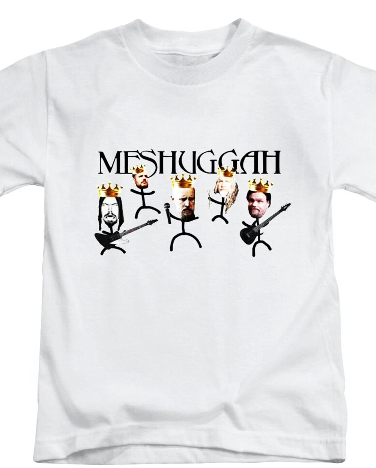 

NEW Meshuggah band white 100% Cotton T-shirt Mens Tees Top Unisex tee All sizes S-5Xl 2F115 S