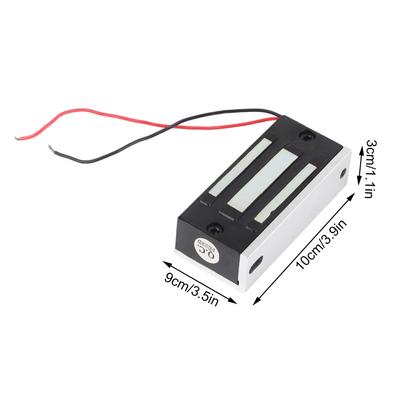 Mini serrure électromagnétique DC12V 60KG, serrure de porte magnétique électronique, verrouillage sous tension